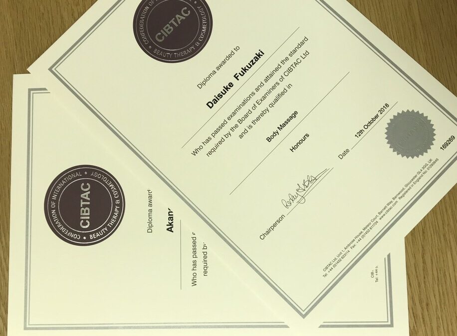 CIBTAC ボディクラス スクーリング